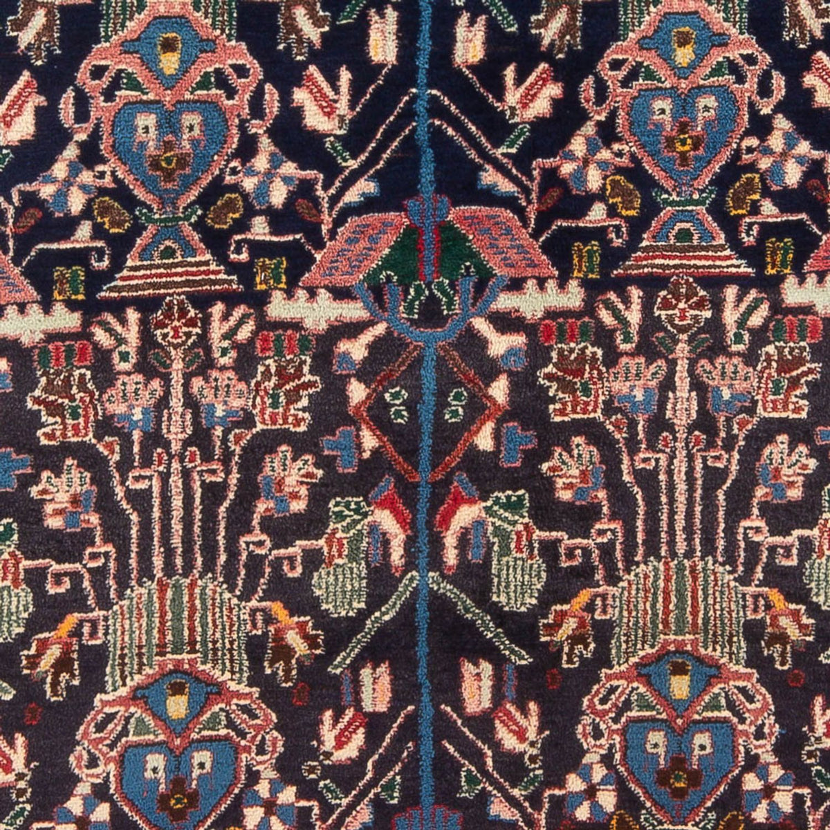 Perzisch Tapijt - Nomadisch - 210 x 148 cm - donkerblauw