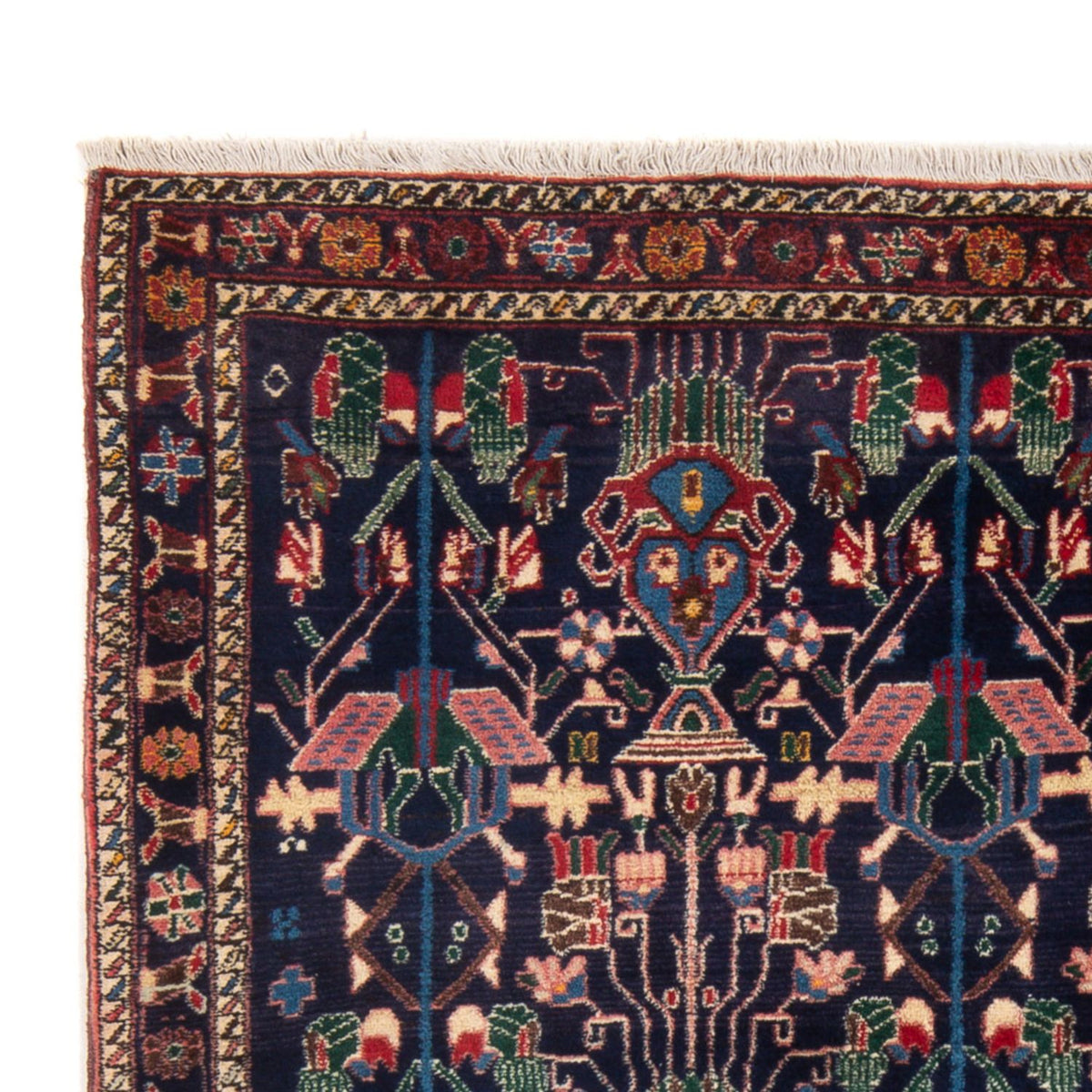 Perzisch Tapijt - Nomadisch - 210 x 148 cm - donkerblauw