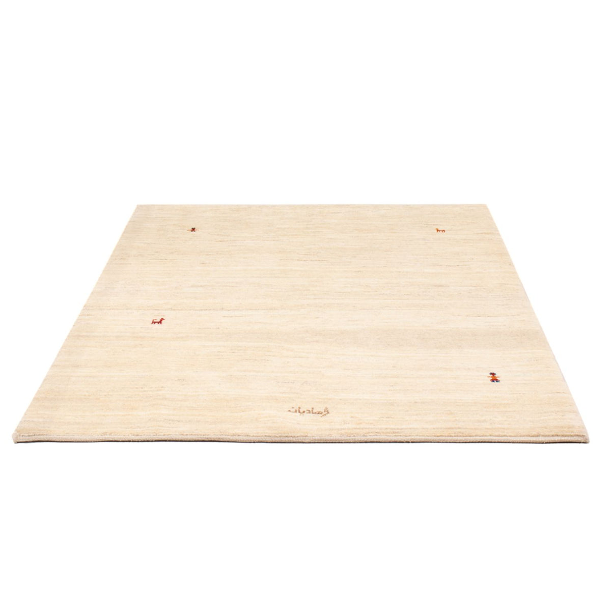 Gabbeh tapijt - Perzisch - 167 x 125 cm - wit  crème