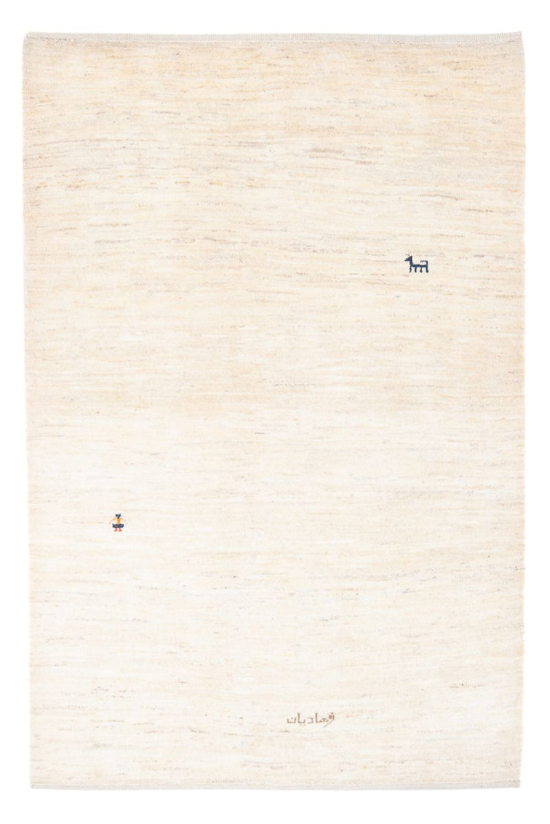 Gabbeh tapijt - Perzisch - 176 x 120 cm - wit  crème