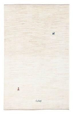 Gabbeh tapijt - Perzisch - 163 x 110 cm - lichtgrijs