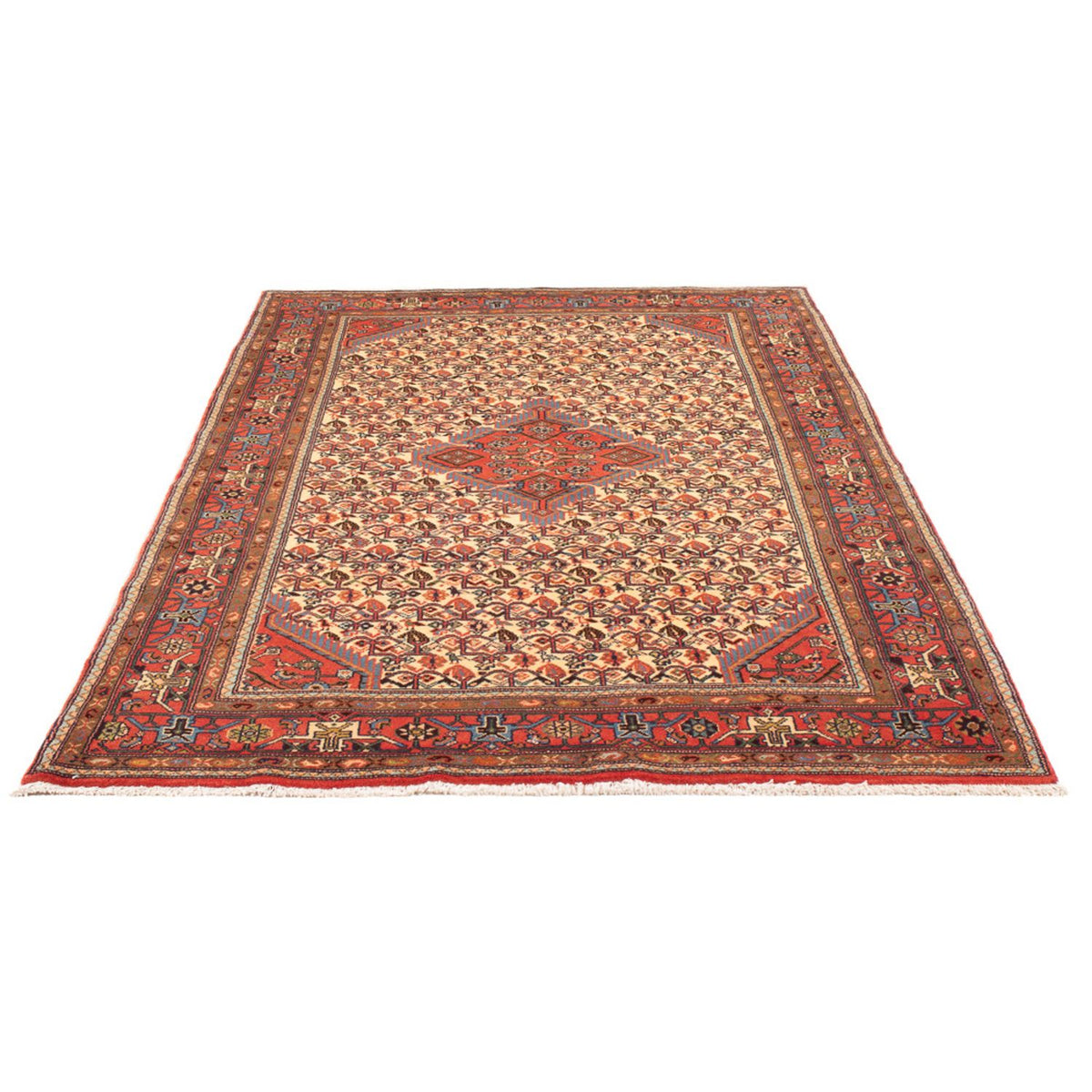 Perzisch Tapijt - Nomadisch - 198 x 123 cm - crème