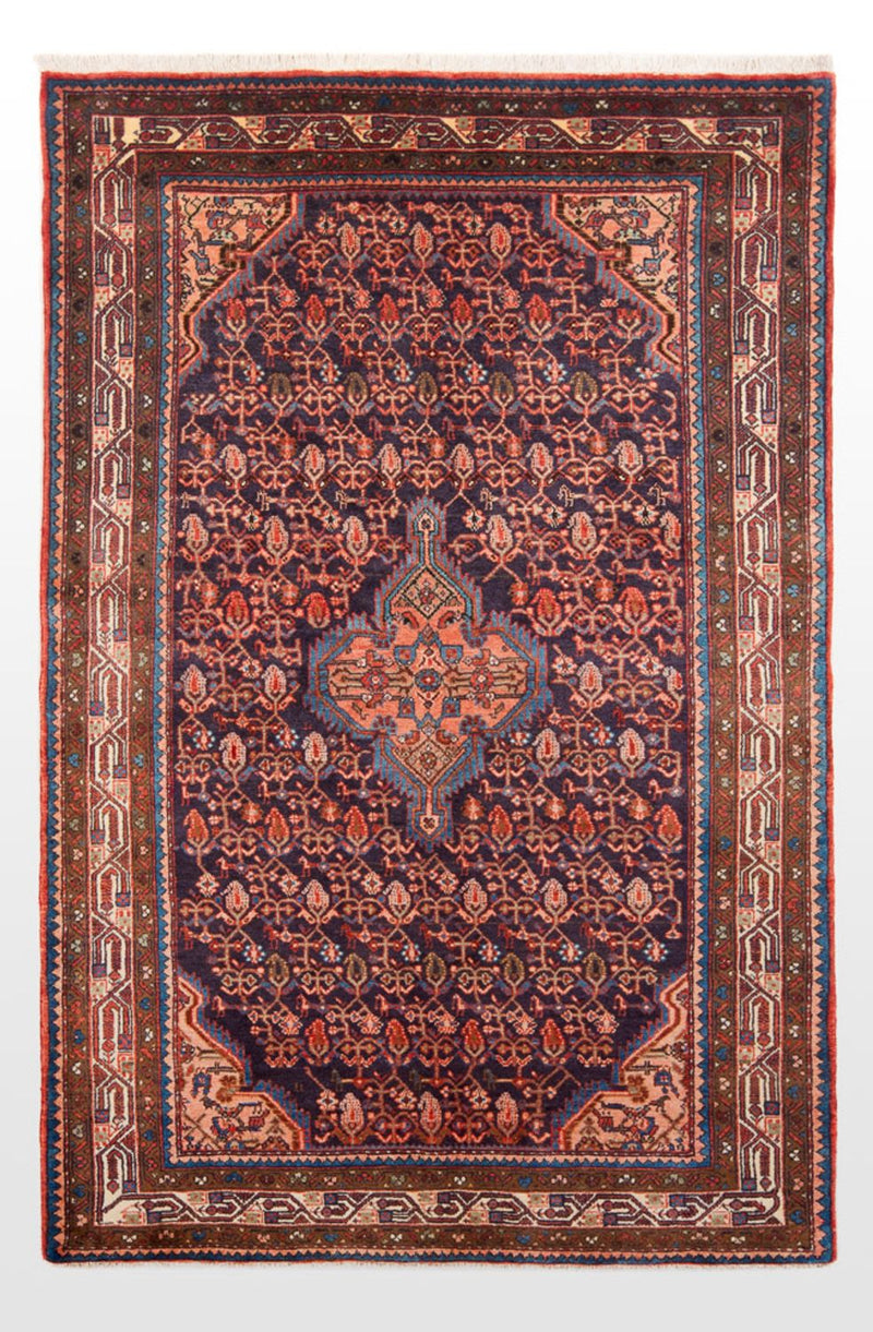 Perzisch Tapijt - Nomadisch - 215 x 132 cm - donkerblauw
