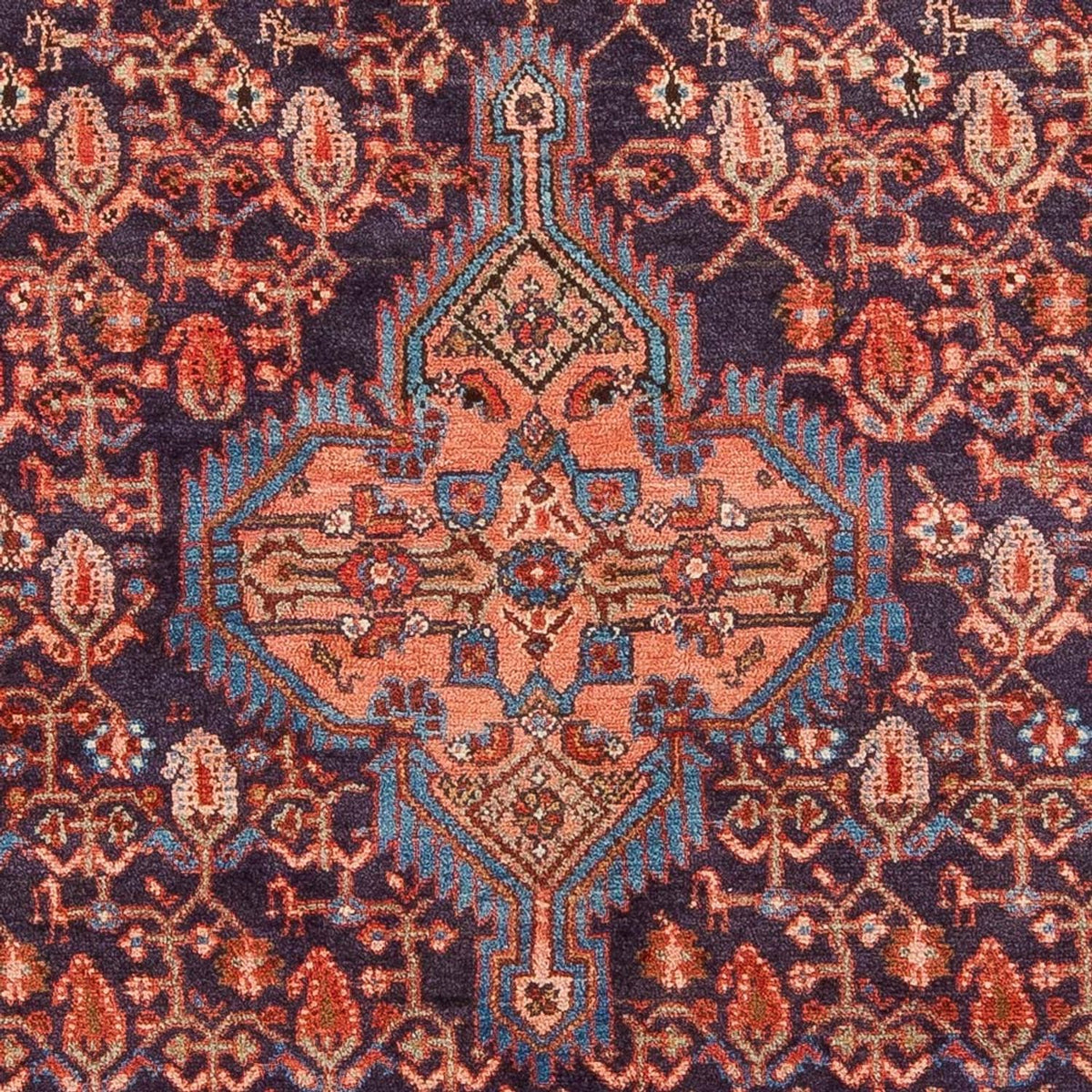 Perzisch Tapijt - Nomadisch - 215 x 132 cm - donkerblauw