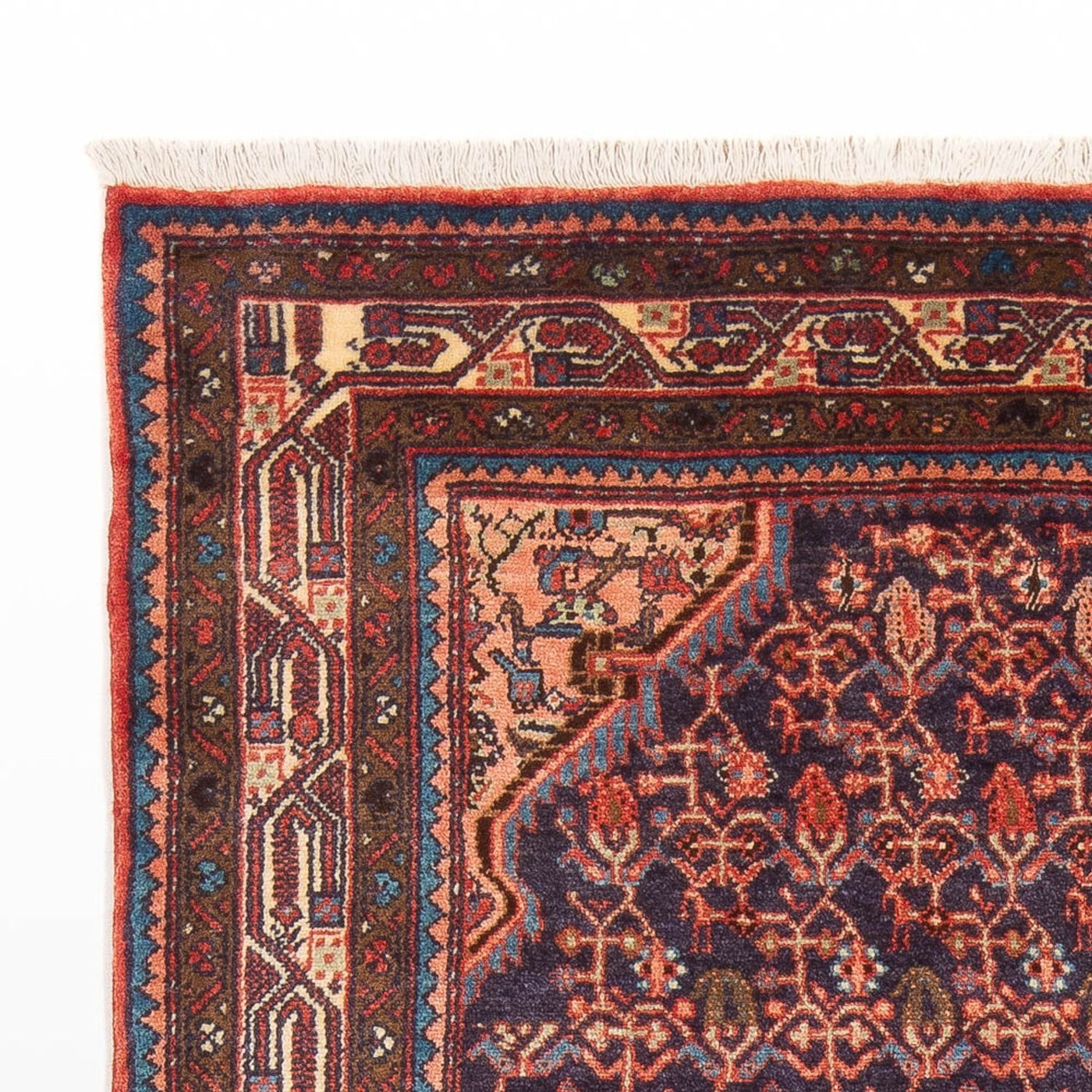 Perzisch Tapijt - Nomadisch - 215 x 132 cm - donkerblauw