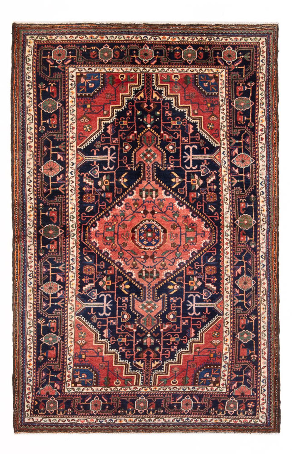 Perzisch Tapijt - Nomadisch - 215 x 137 cm - donkerblauw