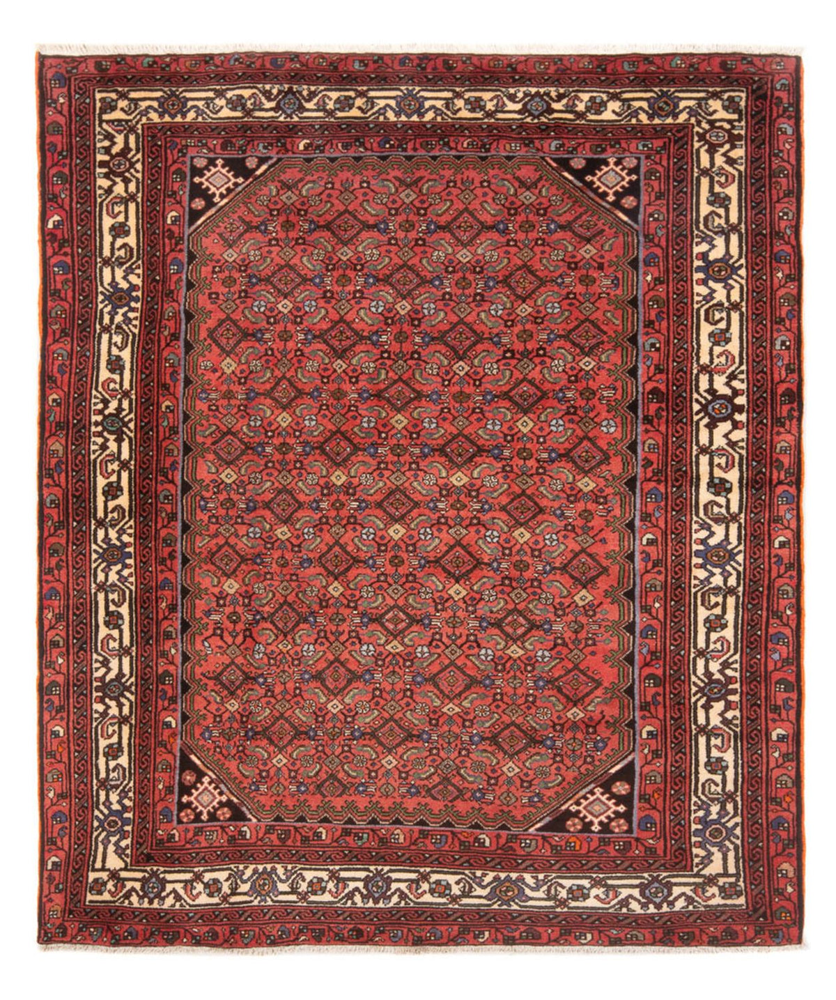 Perzisch Tapijt - Nomadisch - 202 x 160 cm - rood