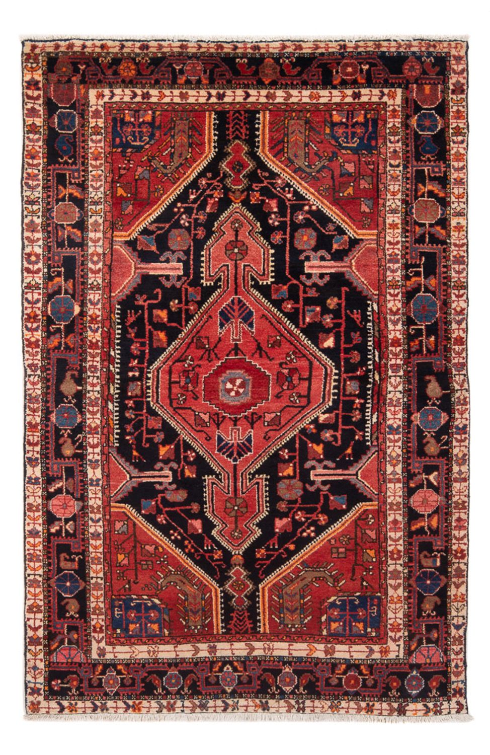 Perzisch Tapijt - Nomadisch - 215 x 135 cm - donkerblauw