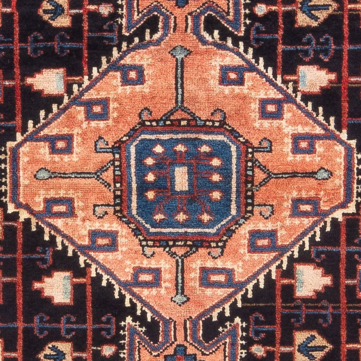 Perzisch Tapijt - Nomadisch - 165 x 111 cm - donkerblauw