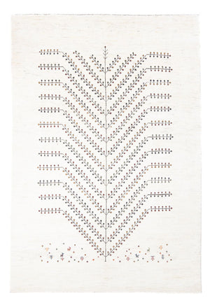 Gabbeh Tapijt - Loribaft Perzisch - 233 x 166 cm - wit  crème
