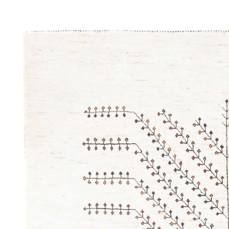 Gabbeh Tapijt - Loribaft Perzisch - 233 x 166 cm - wit  crème