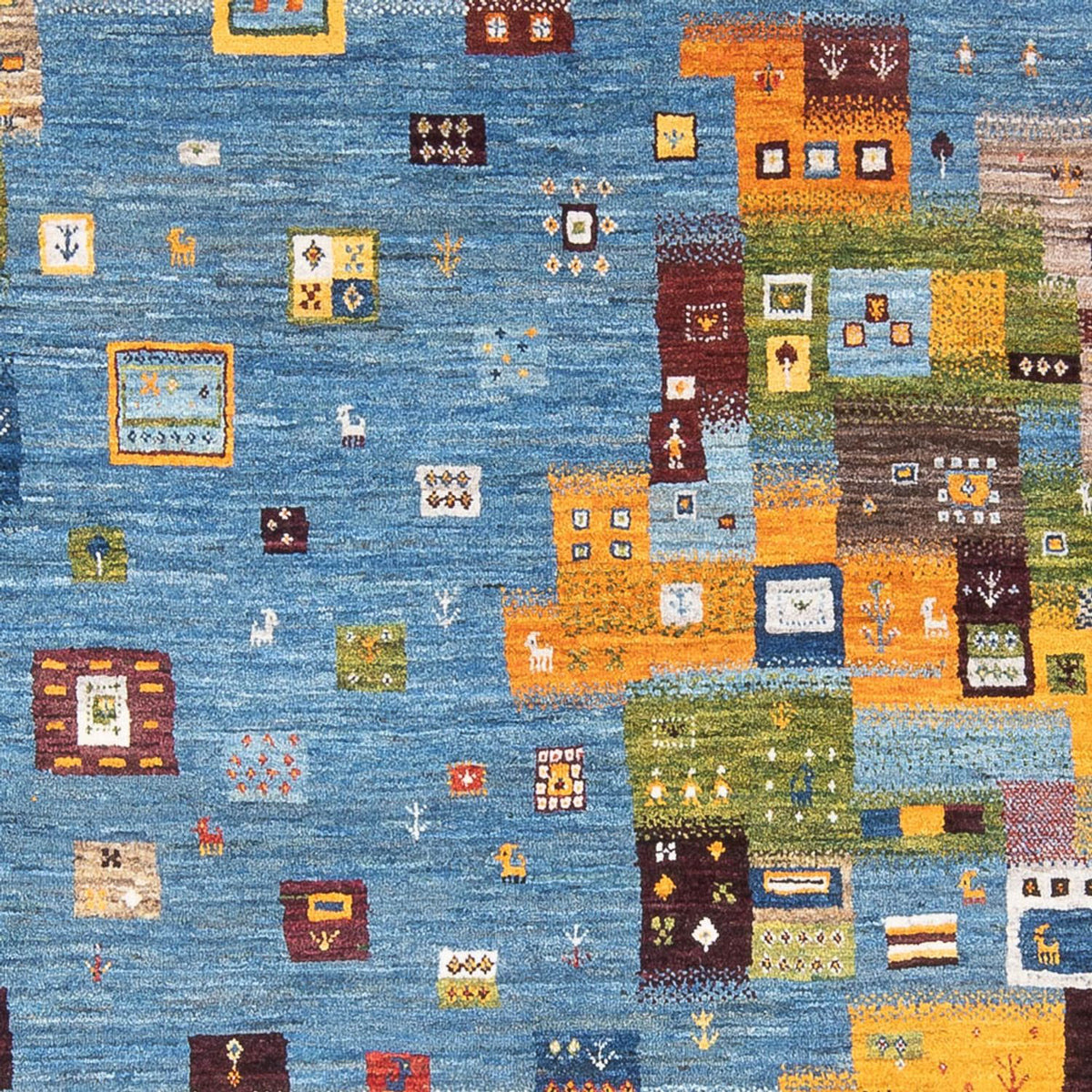 Gabbeh Tapijt - Loribaft Perzisch - 237 x 180 cm - veelkleurig