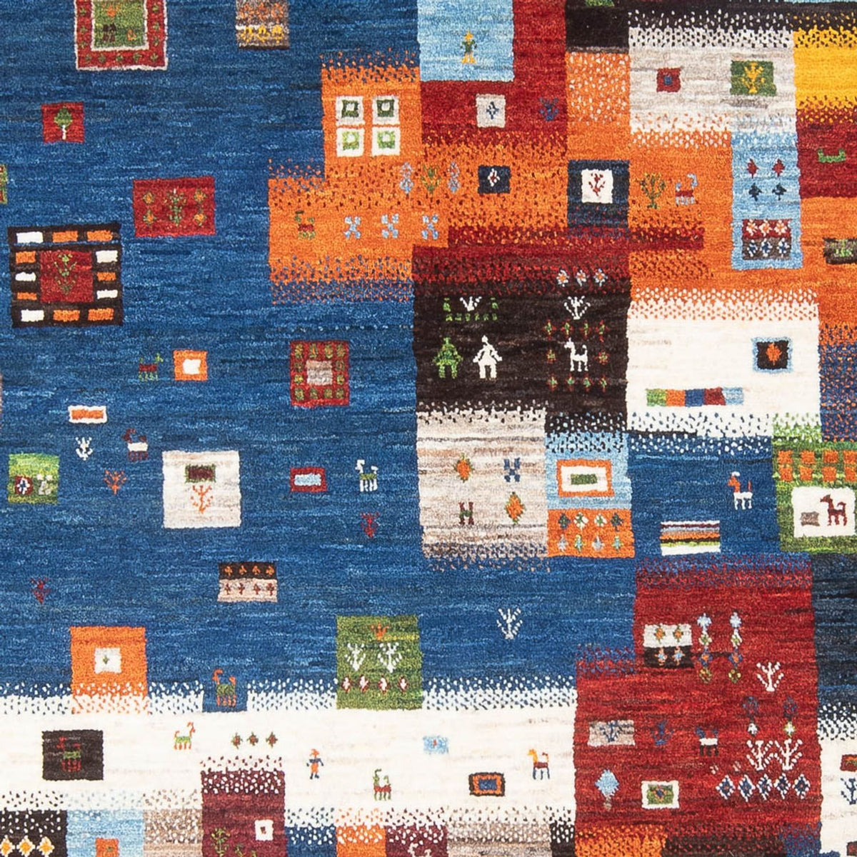 Gabbeh Tapijt - Loribaft Perzisch - 254 x 178 cm - veelkleurig