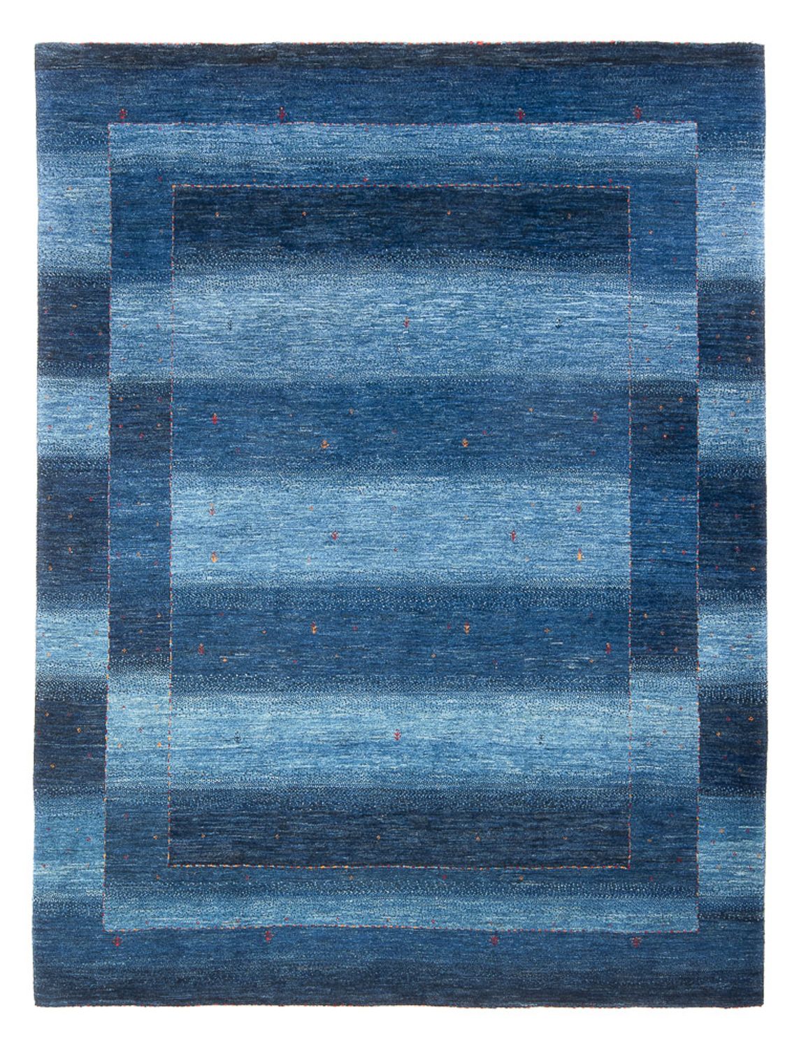 Gabbeh Tapijt - Loribaft Perzisch - 232 x 179 cm - zee blauw