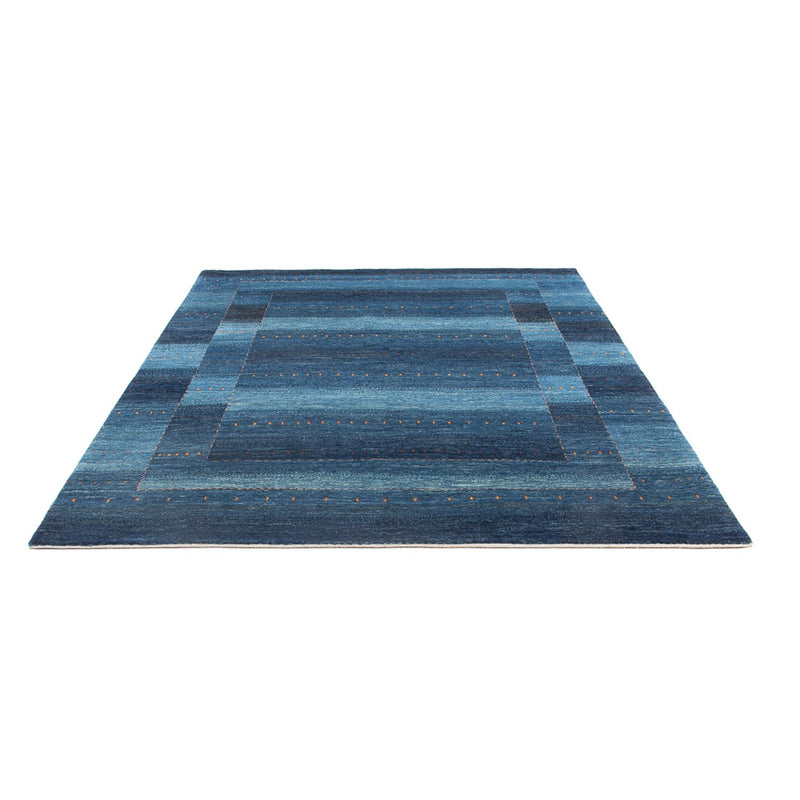 Gabbeh Tapijt - Loribaft Perzisch - 241 x 180 cm - zee blauw