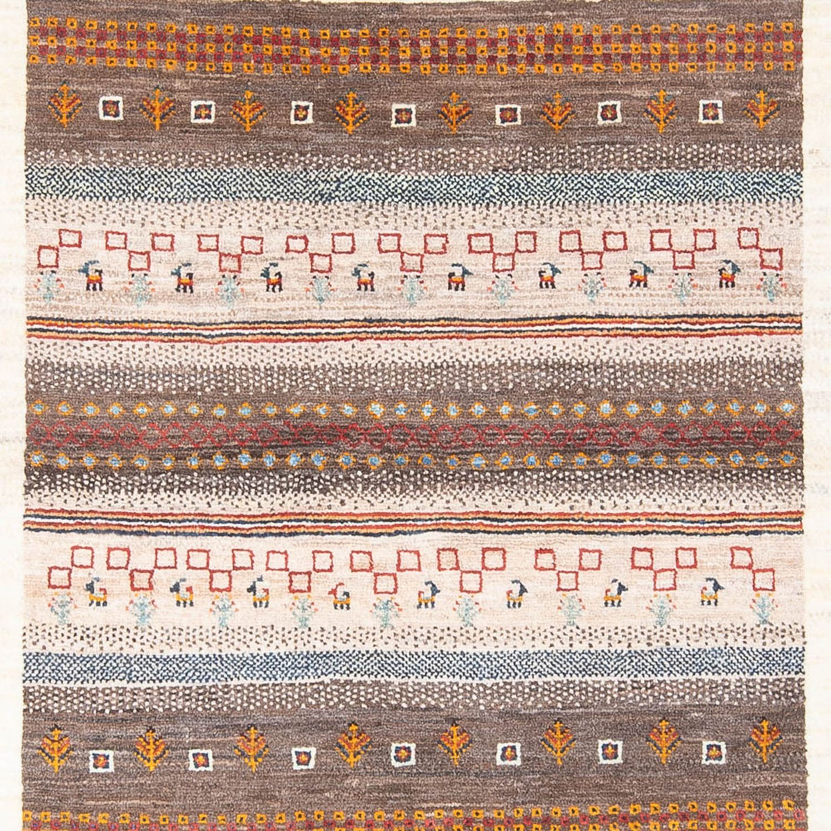 Gabbeh Tapijt - Loribaft Perzisch - 226 x 160 cm - veelkleurig