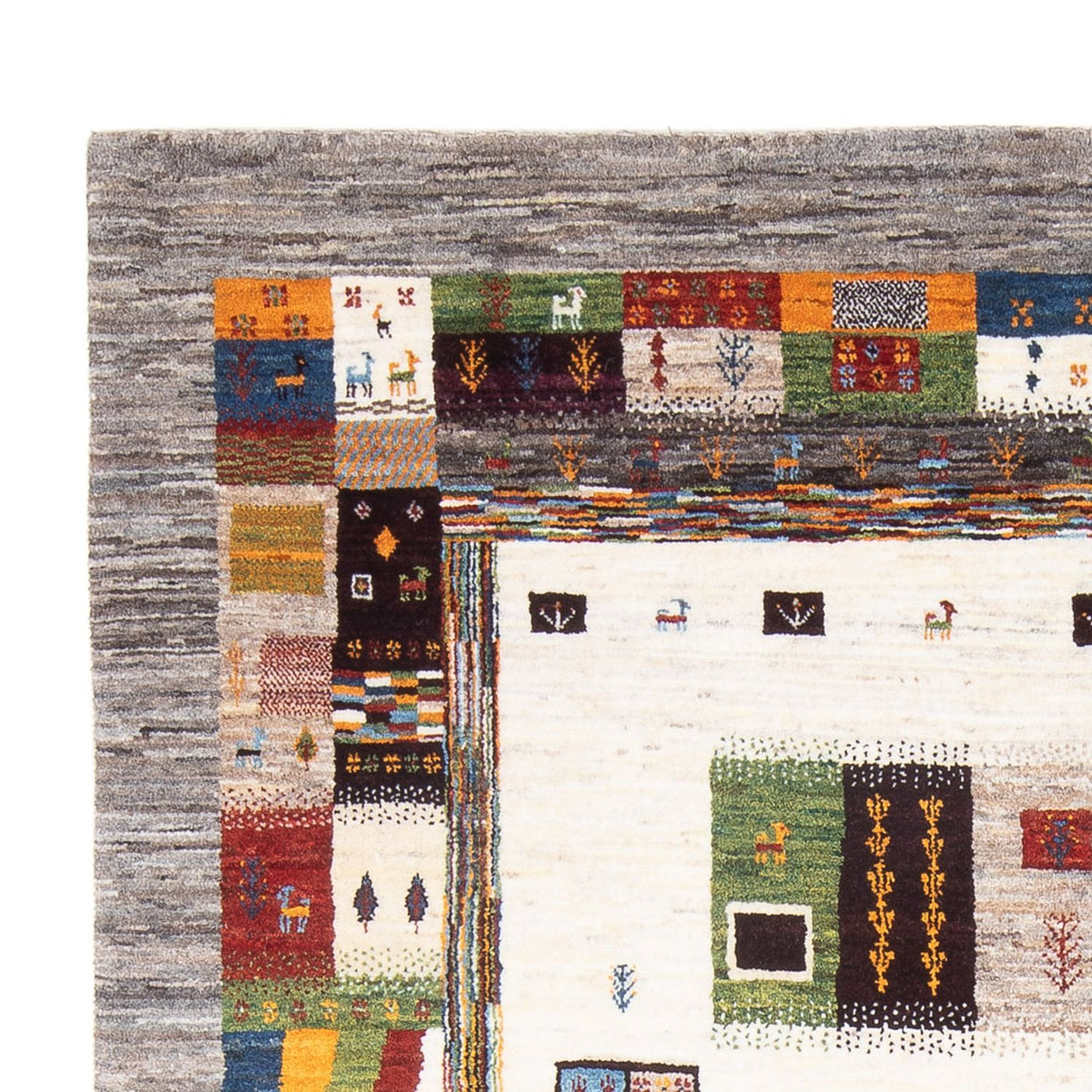 Gabbeh Tapijt - Loribaft Perzisch - 258 x 178 cm - veelkleurig