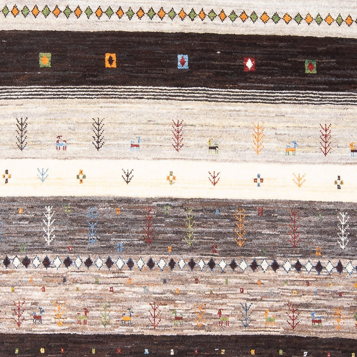 Gabbeh Tapijt - Loribaft Perzisch - 248 x 175 cm - veelkleurig