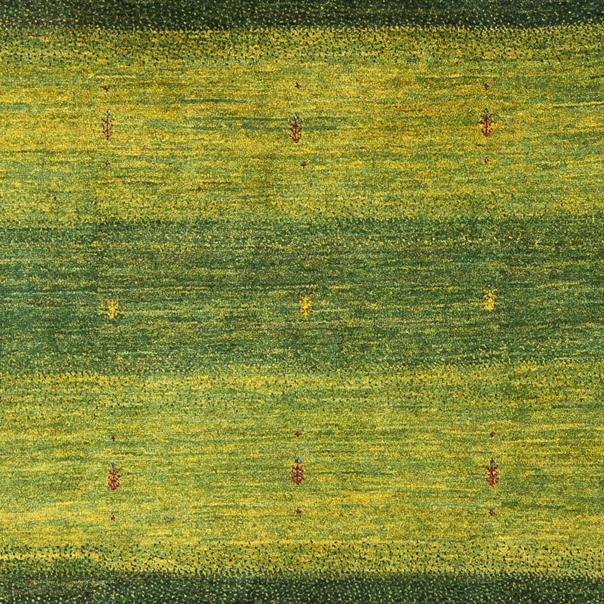 Gabbeh Tapijt - Loribaft Perzisch - 243 x 166 cm - donkergroen