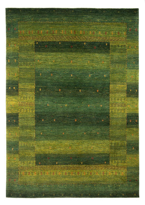 Gabbeh Tapijt - Loribaft Perzisch - 297 x 200 cm - donkergroen
