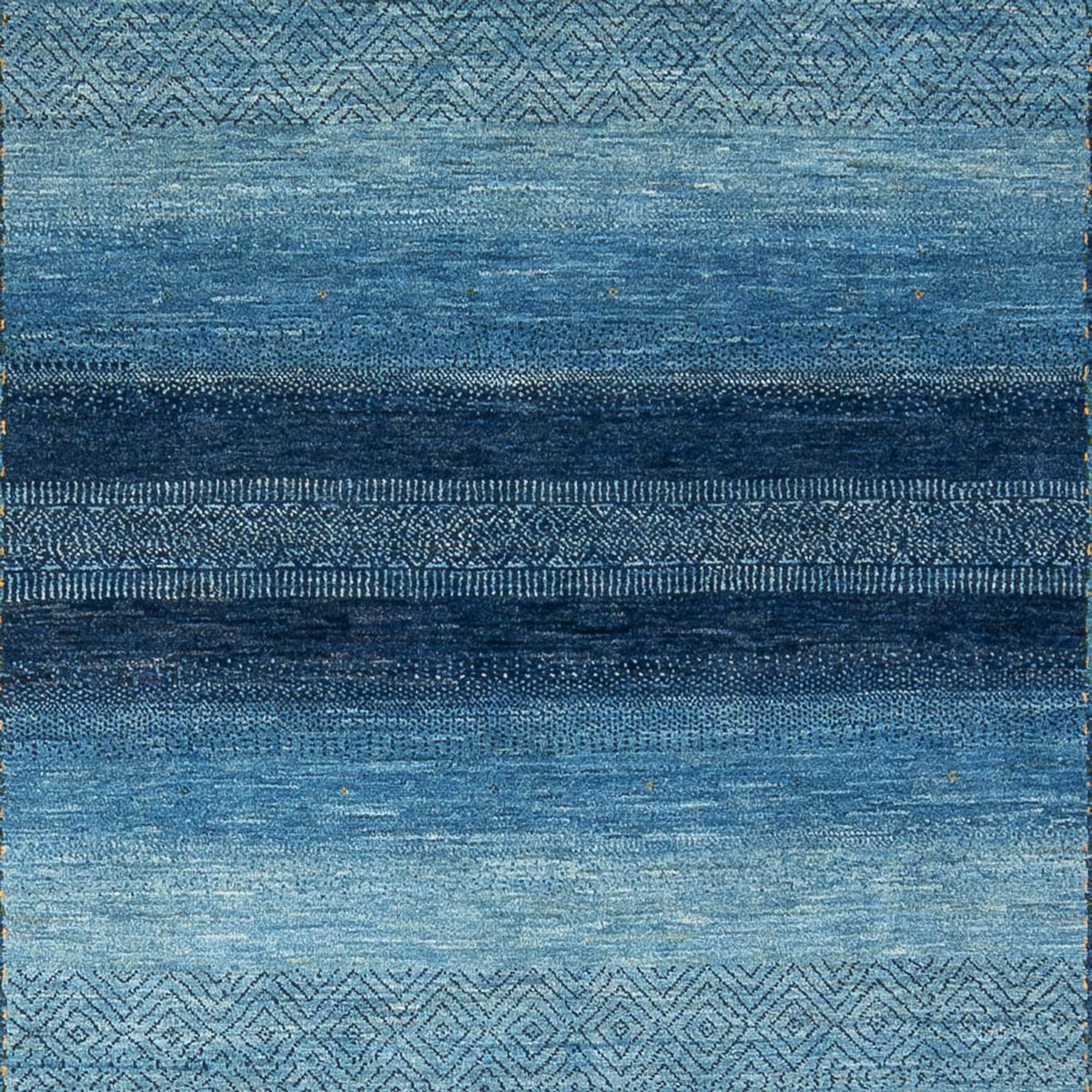Gabbeh Tapijt - Loribaft Perzisch - 286 x 212 cm - zee blauw