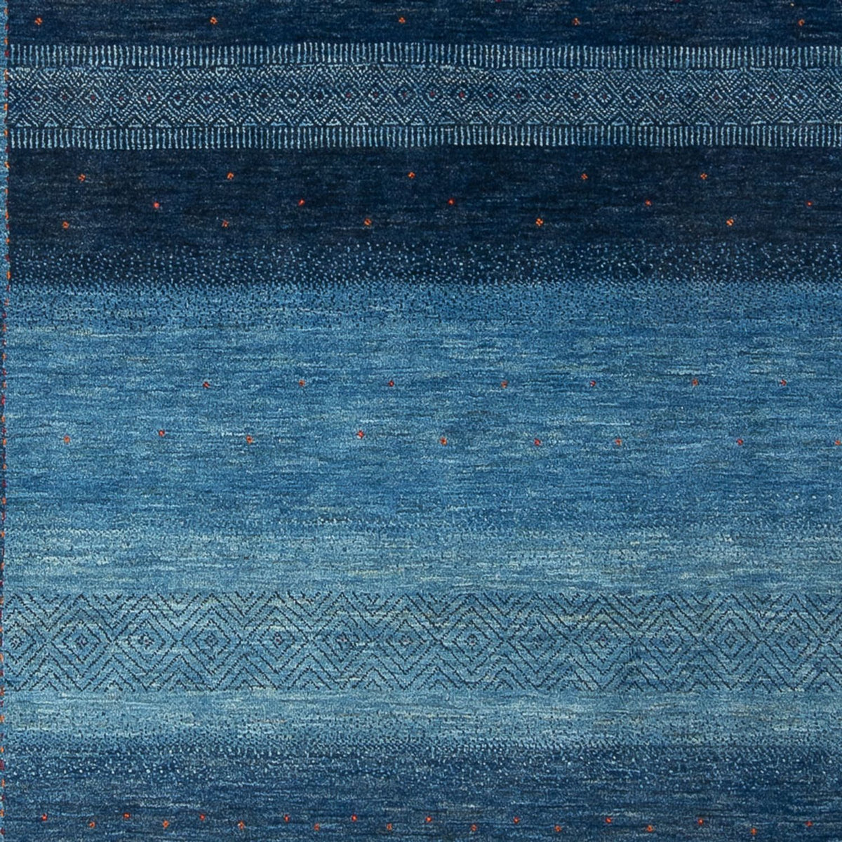 Gabbeh Tapijt - Loribaft Perzisch - 287 x 196 cm - zee blauw