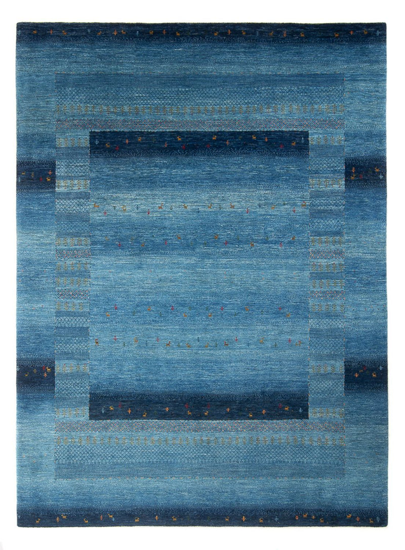 Gabbeh Tapijt - Loribaft Perzisch - 300 x 214 cm - zee blauw
