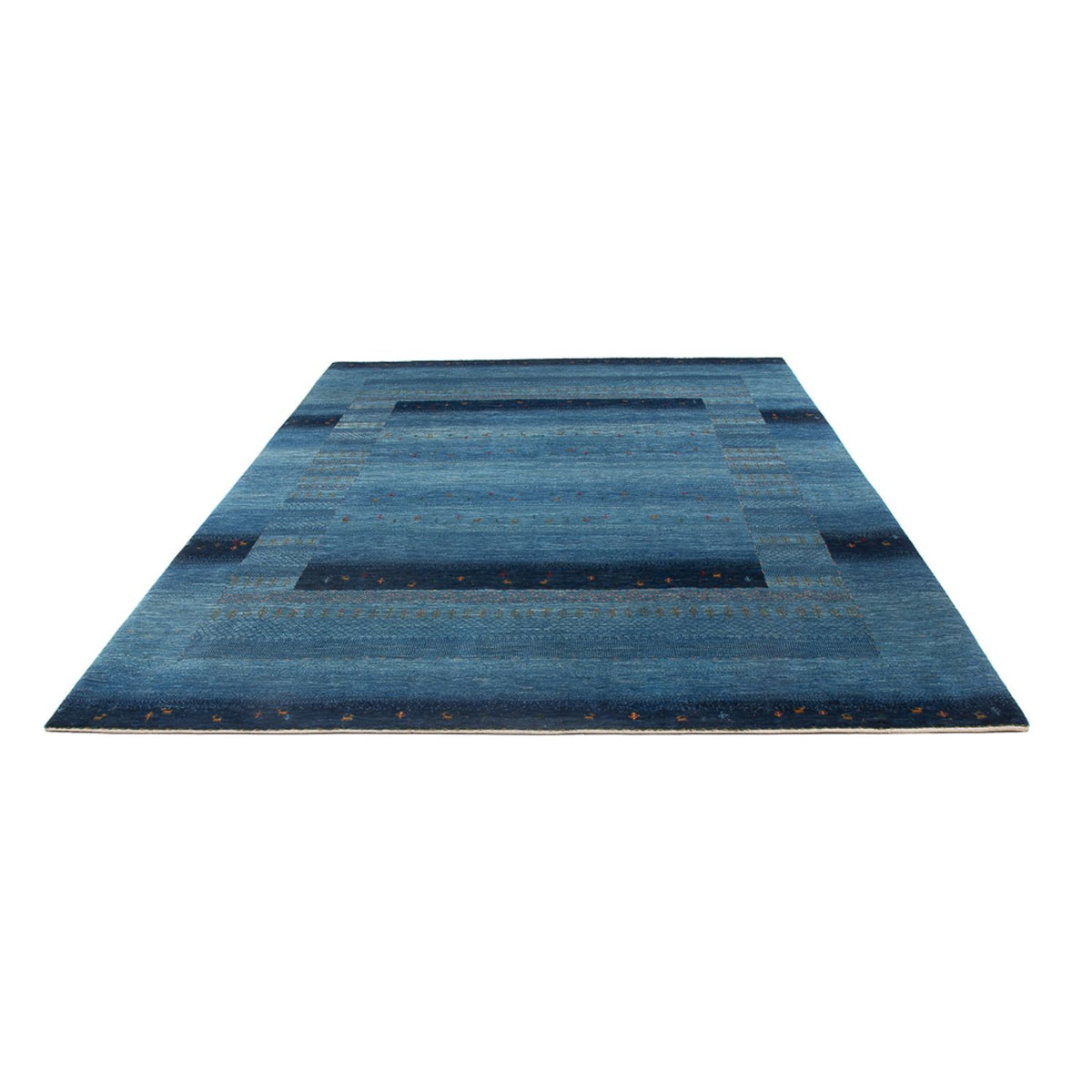 Gabbeh Tapijt - Loribaft Perzisch - 300 x 214 cm - zee blauw