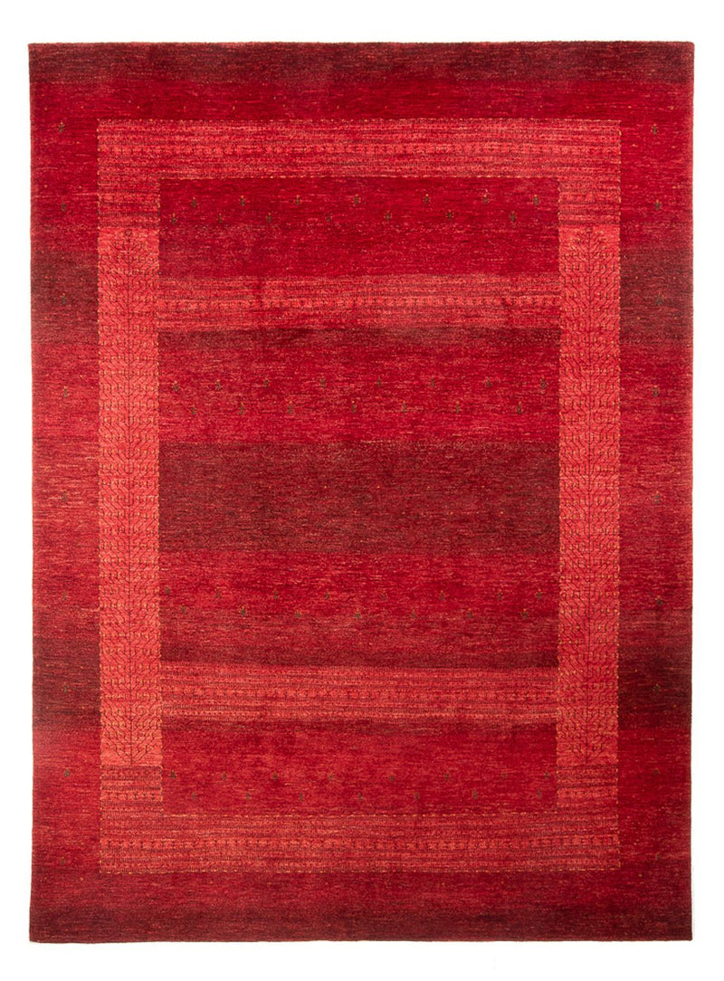 Gabbeh Tapijt - Loribaft Perzisch - 302 x 219 cm - rood