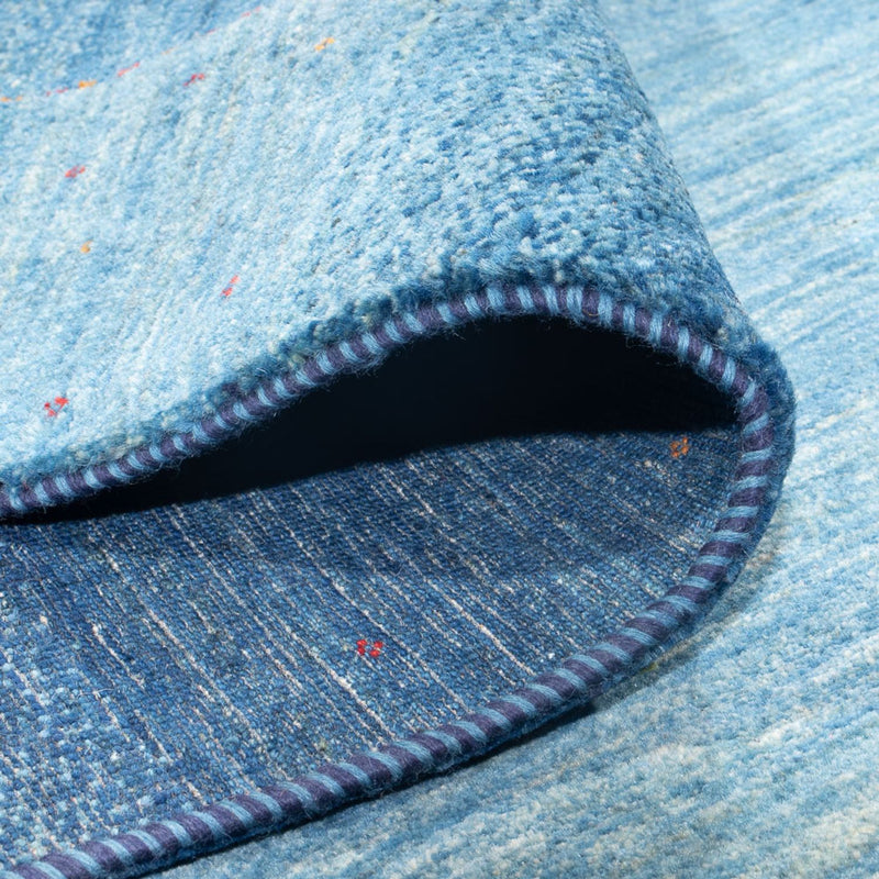 Gabbeh Tapijt - Loribaft Perzisch - 297 x 216 cm - zee blauw