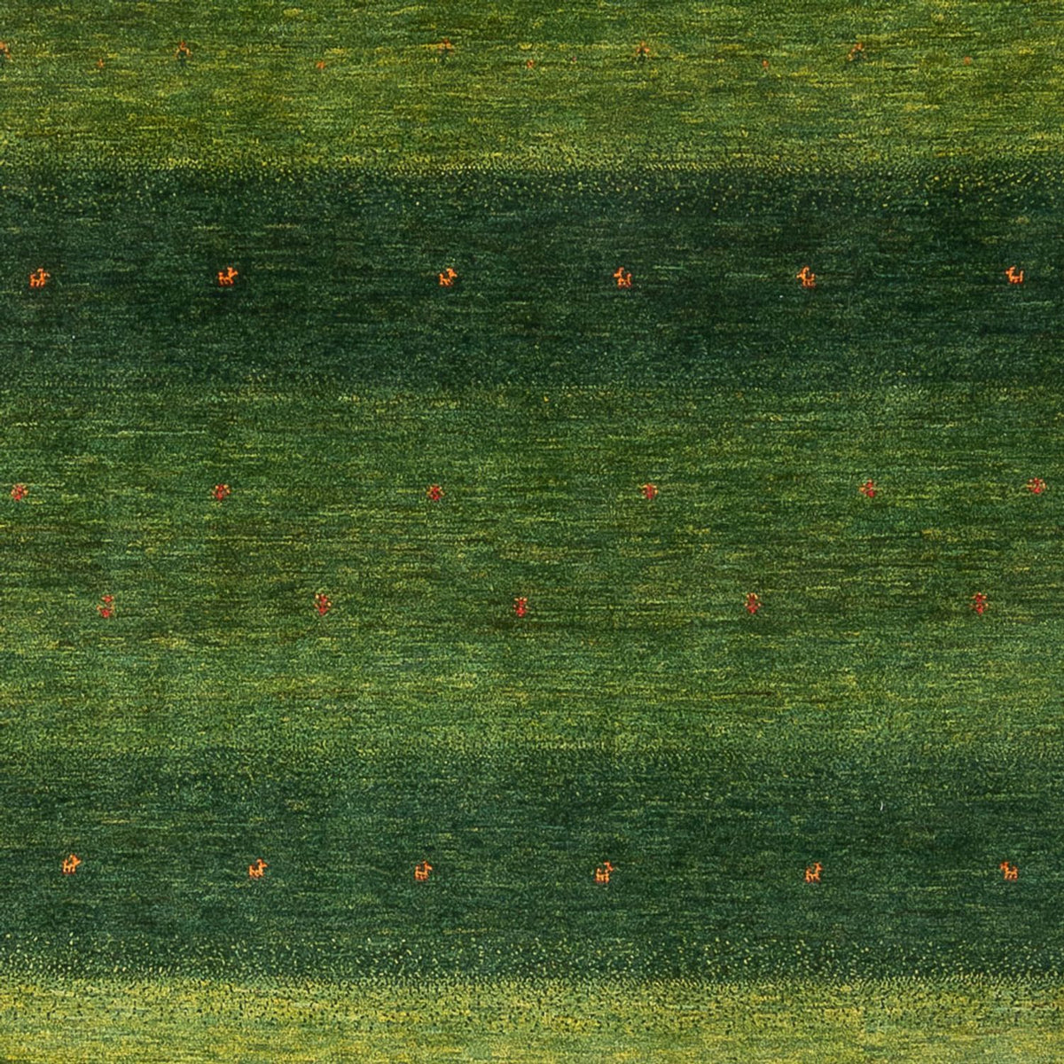 Gabbeh Tapijt - Loribaft Perzisch - 306 x 212 cm - groen