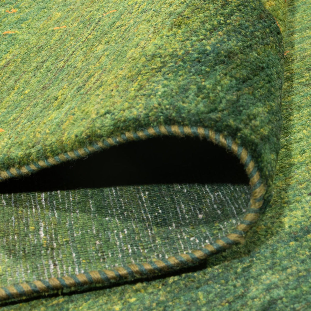 Gabbeh Tapijt - Loribaft Perzisch - 306 x 212 cm - groen