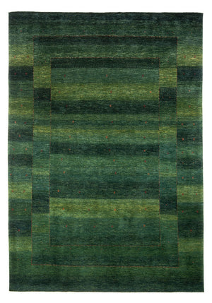 Gabbeh Tapijt - Loribaft Perzisch - 322 x 213 cm - donkergroen