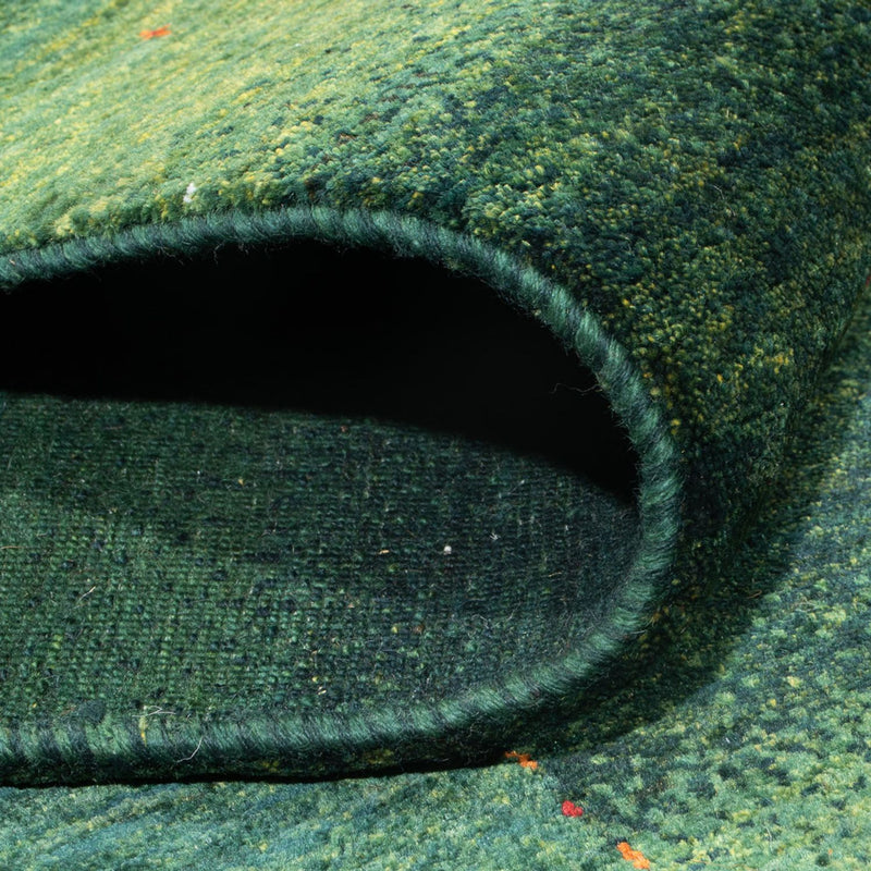 Gabbeh Tapijt - Loribaft Perzisch - 322 x 213 cm - donkergroen