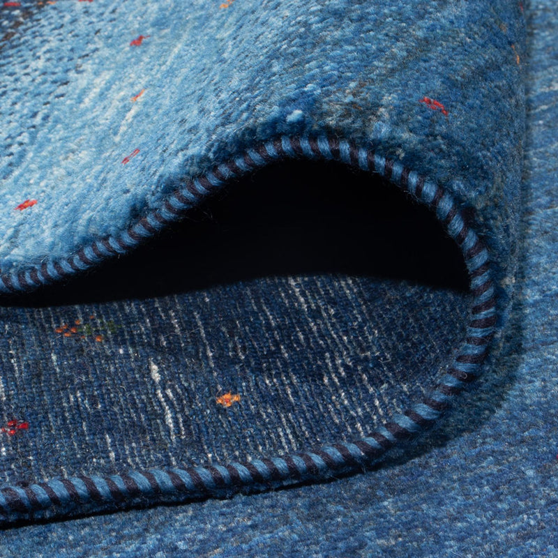 Gabbeh Tapijt - Loribaft Perzisch - 331 x 222 cm - zee blauw