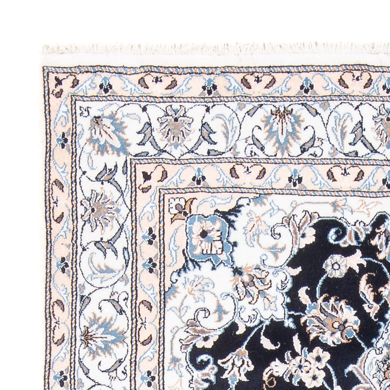 Perzisch tapijt - Nain - Koninklijk - 202 x 145 cm - donkerblauw