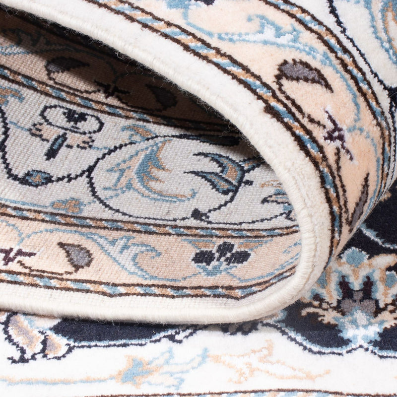 Perzisch tapijt - Nain - Koninklijk - 202 x 145 cm - donkerblauw