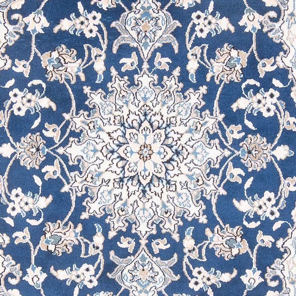 Perzisch tapijt - Nain - Koninklijk - 196 x 147 cm - donker camel