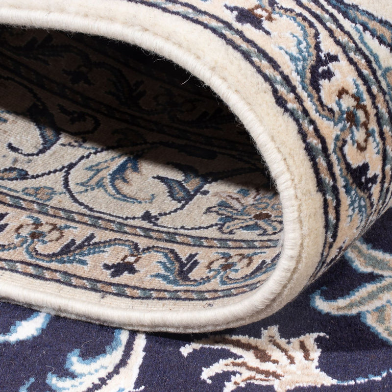 Perzisch tapijt - Nain - Koninklijk - 213 x 149 cm - donkerblauw