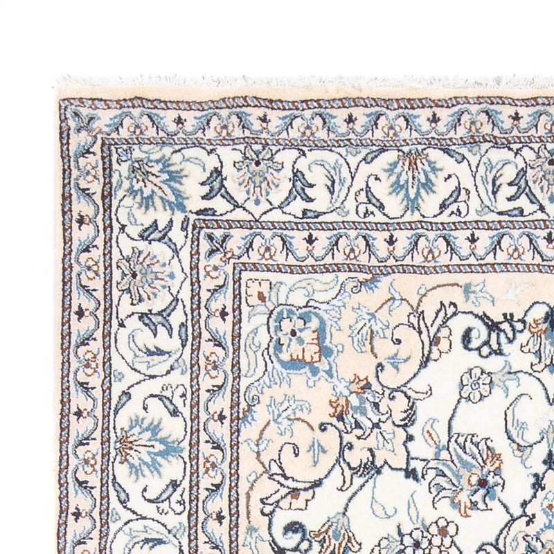 Perzisch tapijt - Nain - Koninklijk - 210 x 146 cm - crème