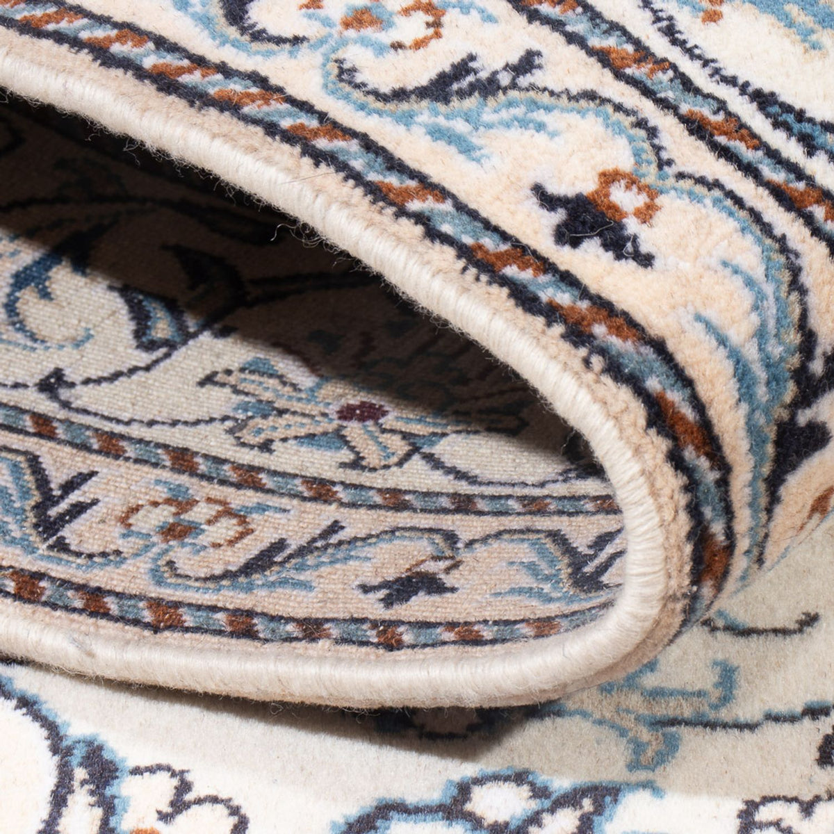 Perzisch tapijt - Nain - Koninklijk - 210 x 146 cm - crème