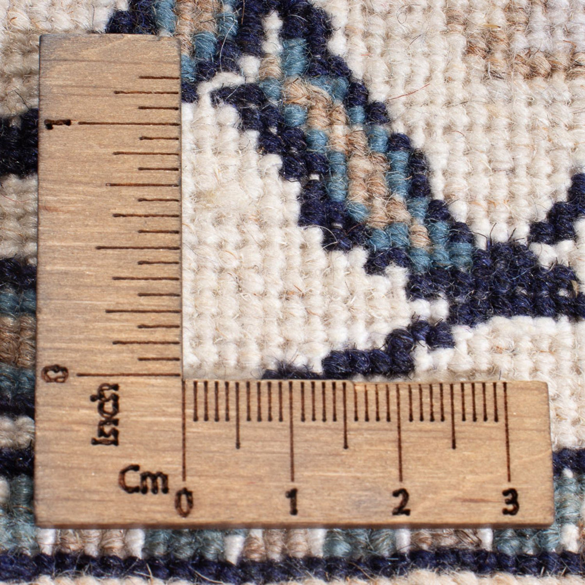 Perzisch tapijt - Nain - Koninklijk - 208 x 146 cm - donkerblauw