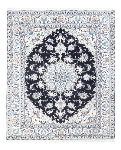Nain - 9La Tapijt 148x195cm - Perzisch tapijt - donkerblauw