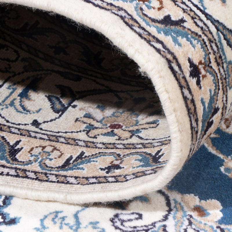 Perzisch tapijt - Nain - Koninklijk - 202 x 150 cm - blauw