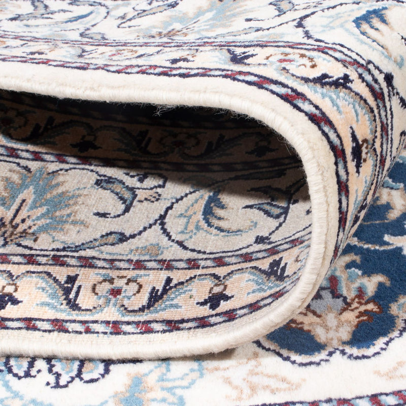 Perzisch tapijt - Nain - Koninklijk - 203 x 146 cm - blauw