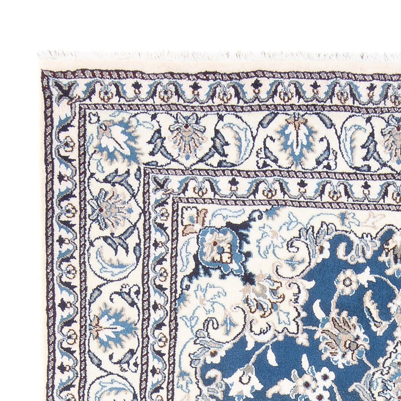 Perzisch tapijt - Nain - Koninklijk - 212 x 145 cm - blauw