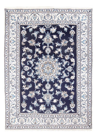 Perzisch tapijt - Nain - Koninklijk - 209 x 146 cm - donkerblauw