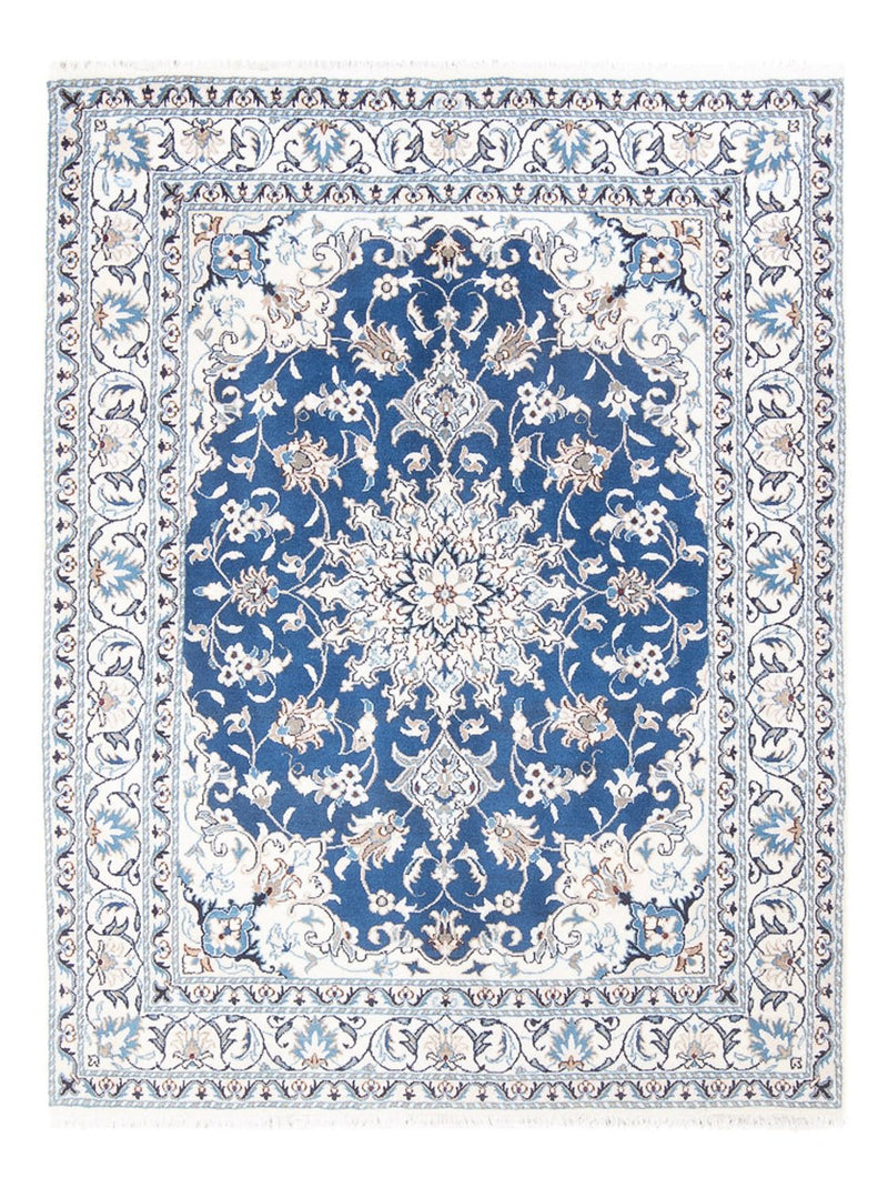 Perzisch tapijt - Nain - Koninklijk - 203 x 146 cm - blauw