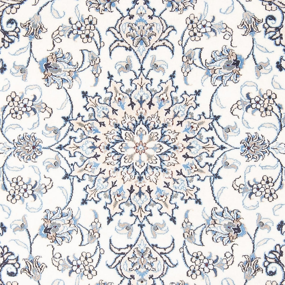 Perzisch tapijt - Nain - Koninklijk - 200 x 143 cm - crème