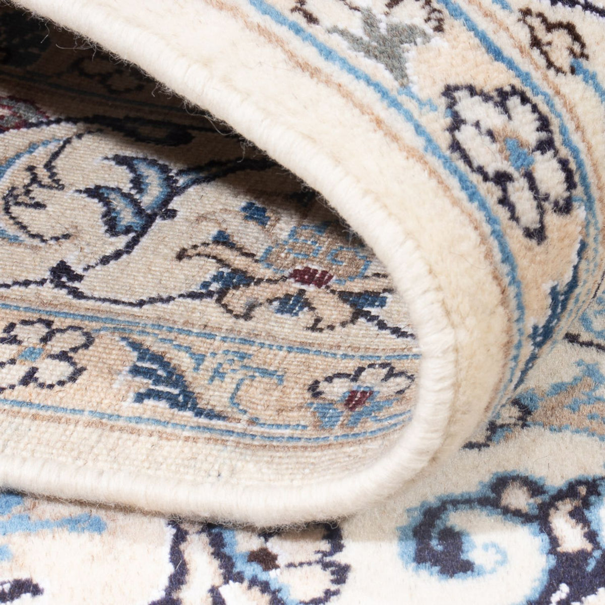 Perzisch tapijt - Nain - Koninklijk - 200 x 143 cm - crème